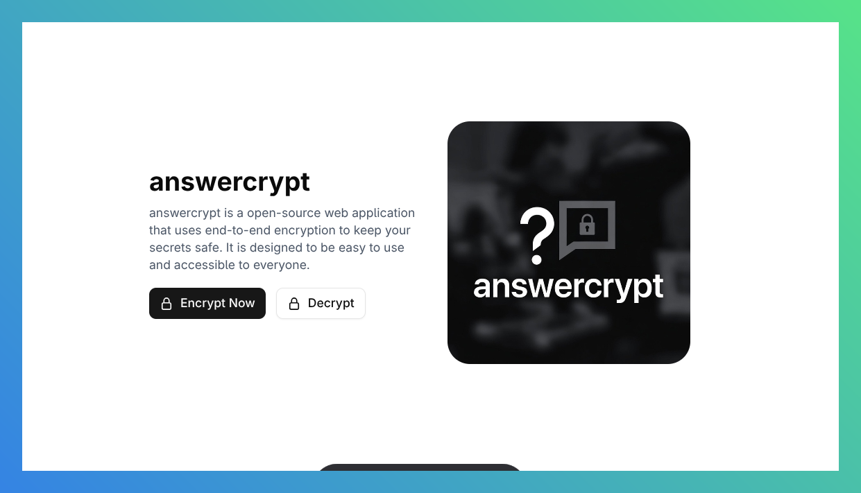 answercrypt